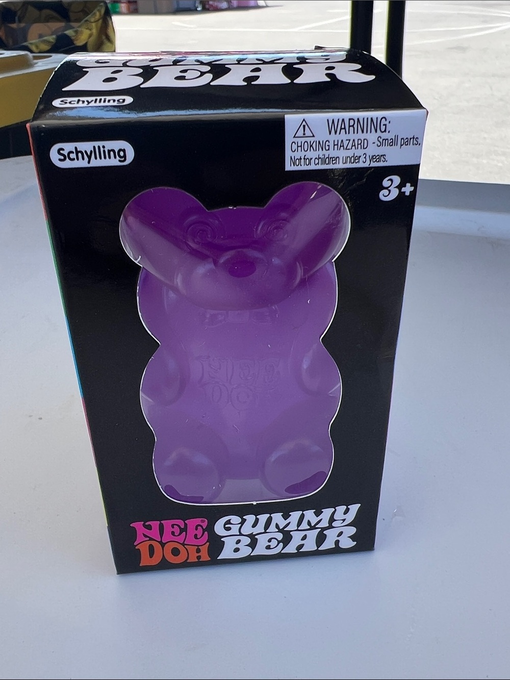 NeeDoh Gummy Bear Stress Toy - Purple (Large)